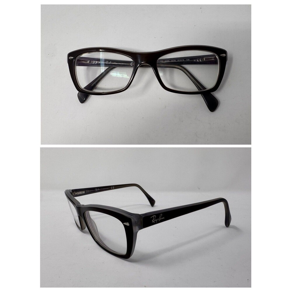 Ray-Ban RB5255 Eyeglass Frames Only 51-16-135 Brown Gray 5076